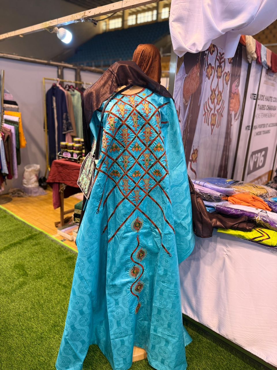 Robe Touarègue Turquoise